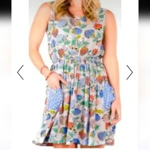 Matilda Jane Sleeveless Cotton Abstract Colorful Dress